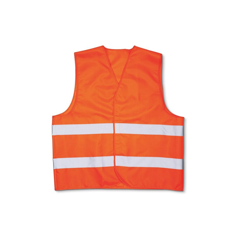 Gilet de sécurité personnalisé. Gilet haute visibilité publicitaire.