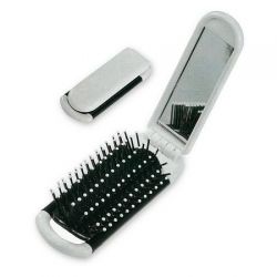 Brosse pliable avec miroir publicitaire - Always