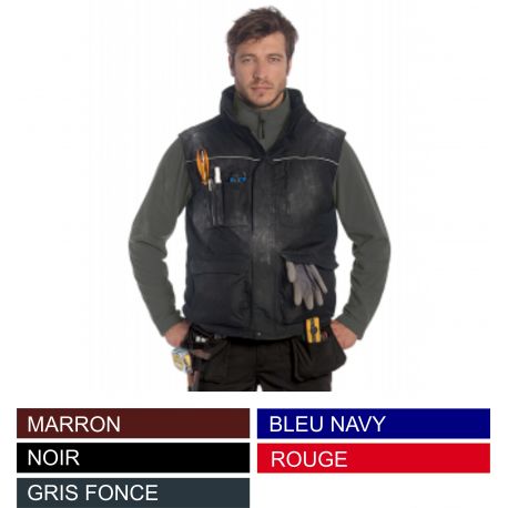 gilet de travail personnalisé