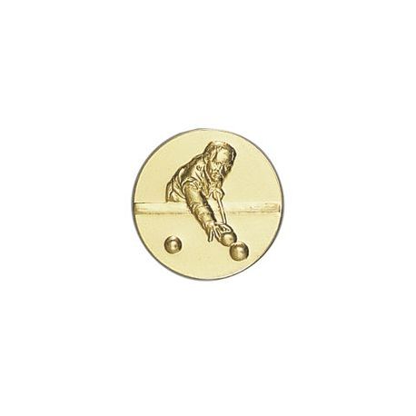 Pastille dorée Billard - 25 ou 50 MM