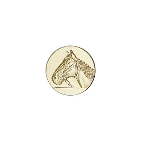 Pastille dorée Equitation 25 ou 50 MM
