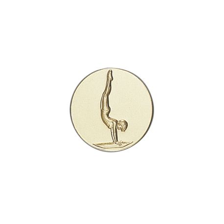 Pastille dorée Gymnastique 25 ou 50 MM