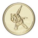 Pastille dorée Judo 25 ou 50 MM