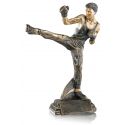 Trophée Boxe française personnalisé