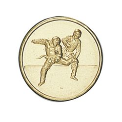 Pastille dorée Taekwondo 25 ou 50 MM