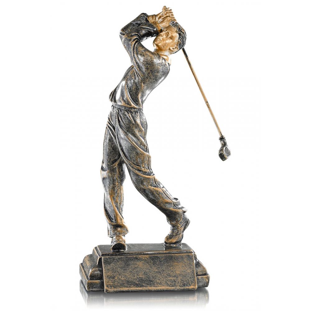 Golf Récompense Octogone Résine Trophée Compétition Club Prix Gratuit  Gravure