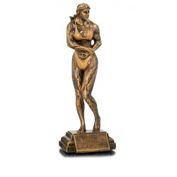 Trophée Musculation Femme personnalisable