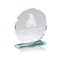 Trophée Verre Rond personnalisable