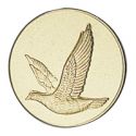 Pastille dorée Oiseaux - 25 ou 50 MM