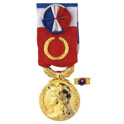 Médaille Ancienneté du Travail - 40 ans - Grand Or