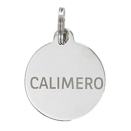 Médaille ronde pour animaux - Gravure incluse