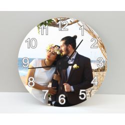 Horloge ronde personnalisée