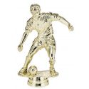 Figurine FOOTBALL dorée 13 cm