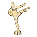 Figurine KARATE dorée 16 cm