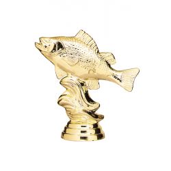 Figurine POISSON dorée 9 cm