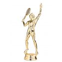 Figurine TENNIS MASCULIN dorée 15 cm