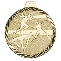 Médaille Athlétisme Métal doré - 50MM