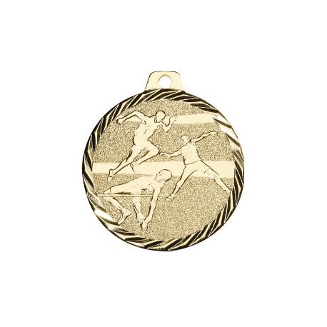 Médaille Athlétisme Métal doré - 50MM