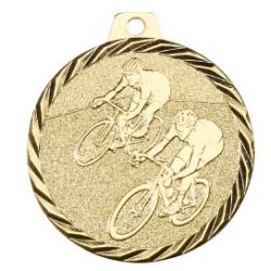 Médaille Cyclisme Métal doré - 50MM