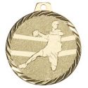 Médaille Handball Métal doré - 50MM