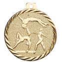 Médaille Gymnastique Métal doré - 50MM