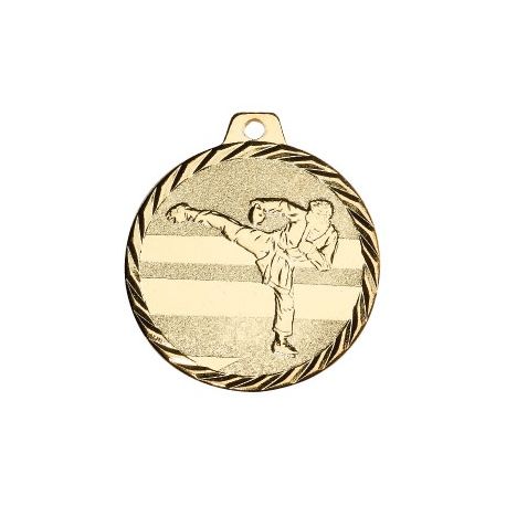 Médaille Karaté Métal doré - 50MM