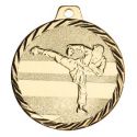 Médaille Karaté Métal doré - 50MM