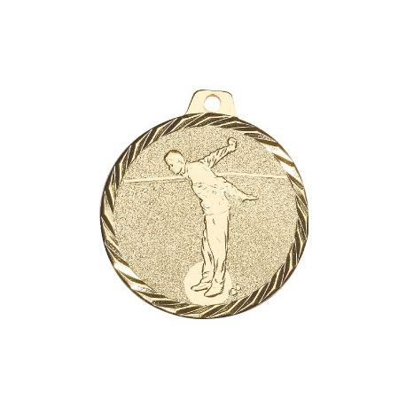 Médaille Pétanque Métal doré - 50MM