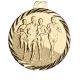 Médaille Course Métal doré - 50MM