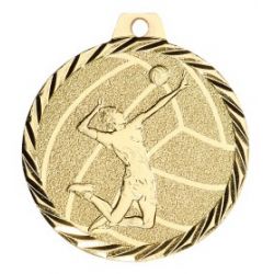 Médaille Volley Métal Doré - 50MM