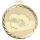 Médaille Badminton Métal Doré - 50MM