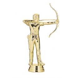 Figurine TIR A L'ARC MASCULIN dorée 15 cm