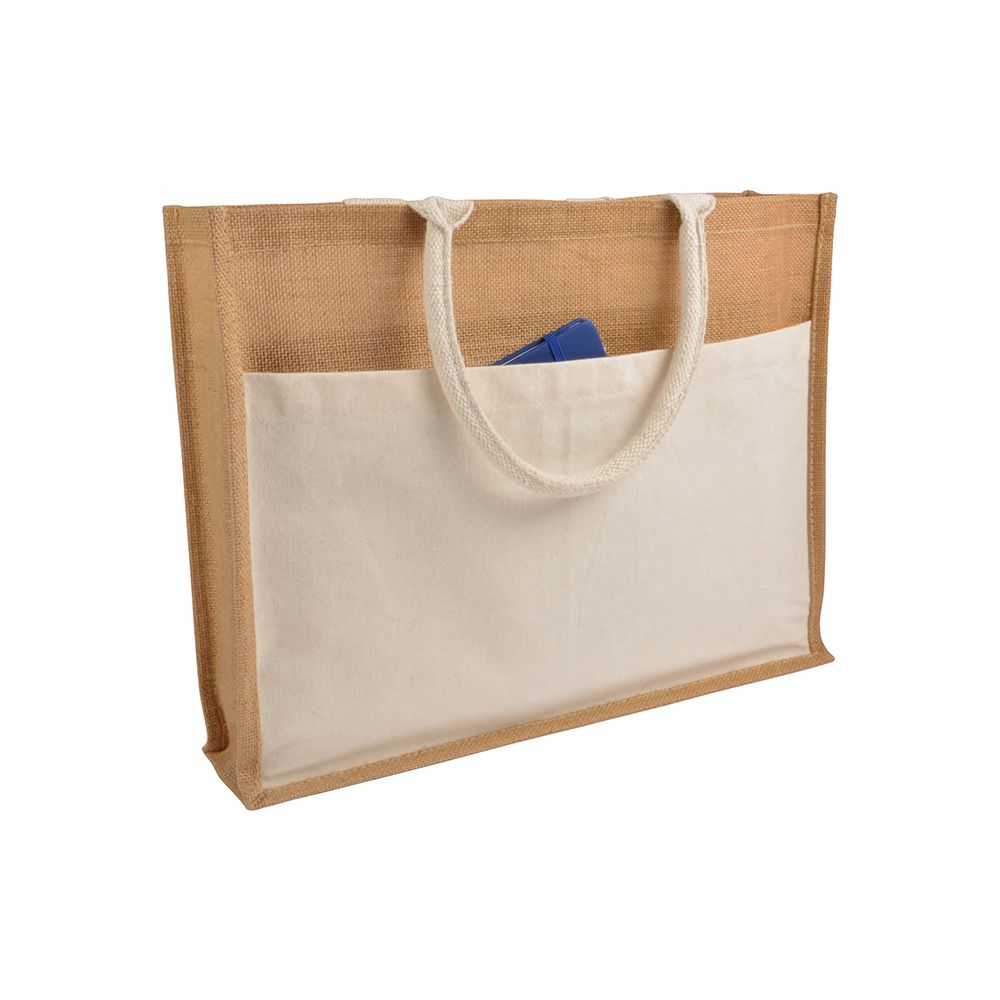 Sac en toile de jute personnalisé - Marquage inclus 