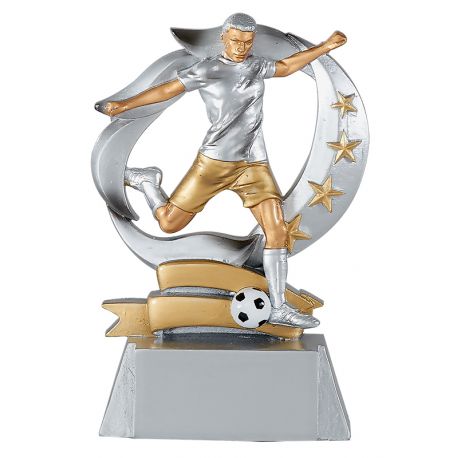 Trophée Football - Résine Argentée