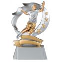 Trophée Handball - Résine Argentée