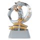 Trophée Tennis Féminin - Résine Argentée