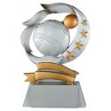 Trophée Pétanque - Résine Argentée