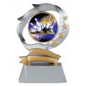 Trophée personnalisable - Résine Argentée