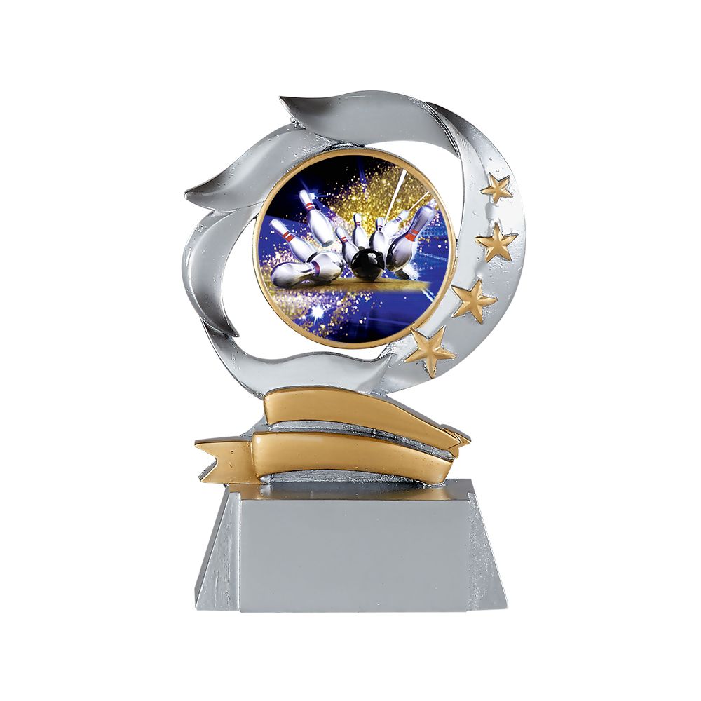 Trophée coupe du monde en verre personnalisable