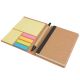 Bloc-notes recyclable avec post-it