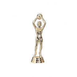 Figurine BASKETBALL FEMININ dorée 15 cm