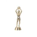 Figurine BASKETBALL FEMININ dorée 15 cm