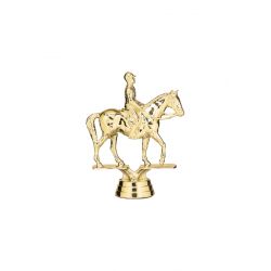 Figurine CHEVAL dorée 11 cm