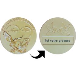 Médaille Noces d'Or + Gravure