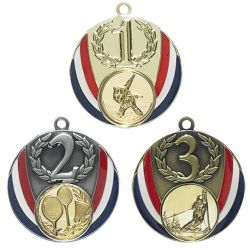Médaille Bleu blanc rouge Personnalisable - 50MM