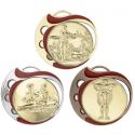 Médaille rouge Personnalisable - 70MM