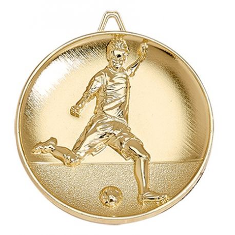 Médaille Football - 65MM - écrin offert