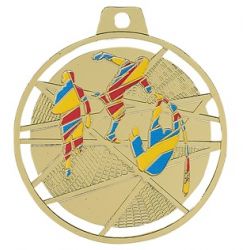 Médaille Athlétisme colorée -70MM