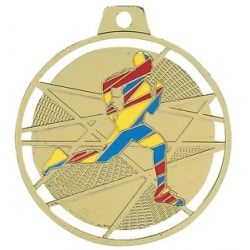 Médaille Course colorée -70MM