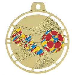 Médaille Football colorée -70MM